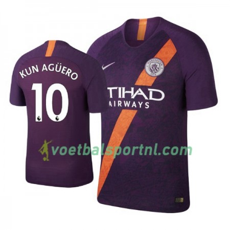 Manchester City Aguero 10 Third Shirt 2018-19